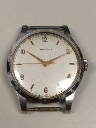 Vintage Longines 12.  68z Jumbo Wristwatch.  Ref.  5045.  37mm. 4