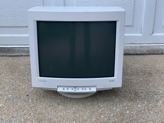 Vintage Gateway 2000 Vivitron 1100 21 " Crt Color Monitor 1997