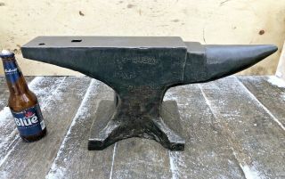 Vintage Hay Budden Blacksmith Anvil 106 Lb.  C1918 Blade Smith Crisp Nr