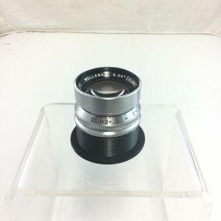 Vintage Wollensak Raptar 2.  04 " 51mm F1.  5 Camera Lens