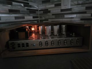 Rare Vintage HH Scott Type 130 Stereomaster Tube Pre - amplifier 4