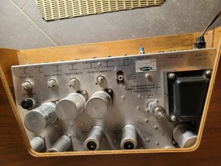 Rare Vintage HH Scott Type 130 Stereomaster Tube Pre - amplifier 5
