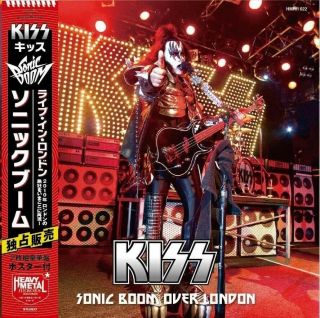 Kiss – Sonic Boom Over London – Uk,  Mar 2010,  Color Vinyl 2lp,  Gfold,  Obi Poster