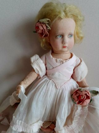 17 " Antique Gorgeous Lenci Doll 300 Series 1930’s