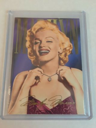 Marilyn Monroe Diamond Certified Card Sports Time Inc 1993 1 - D