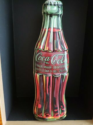 Coca - Cola Small Bottle Shaped Tin 2003