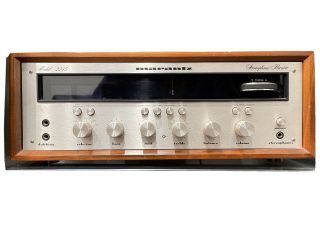 Vintage Marantz Model 2245 Stereophonic Receiver Am/fm Stereo With Wood Case