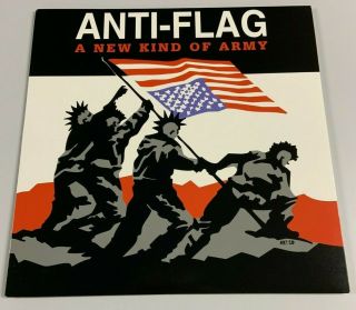 Anti - Flag ‎– A Kind Of Army - Punk Vinyl Record Lp - Blue Color