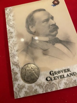 Historic Autographs POTUS The First 36 - Grover Cleveland 5/20 1887 Liberty Dime 3
