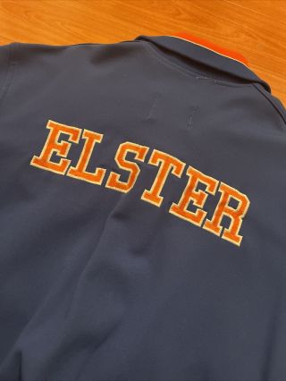 Vintage N.  Y.  Mets Game Worn Starter Warm Up Jacket Kevin Elster 80’s 90’s MLB 2
