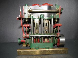 Vintage Coumpound Steam Launch Engine W/ Sepenson 