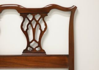 Vintage Mid 20th Century Mahogany Chippendale Twin Headboards - Pair 4