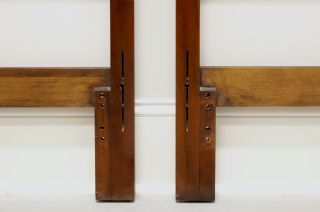 Vintage Mid 20th Century Mahogany Chippendale Twin Headboards - Pair 6