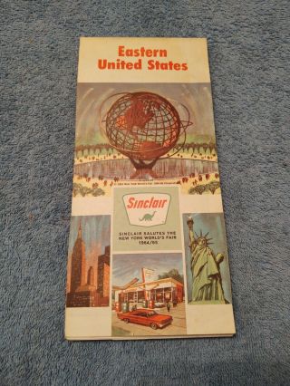 Sinclair Gas Road Map Eastern United States Salutes The Ny World 