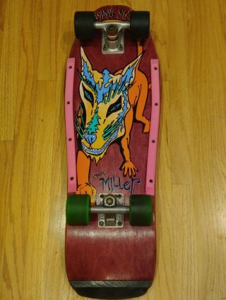 Vintage Schmitt Stix Chris Miller Skateboard Complete