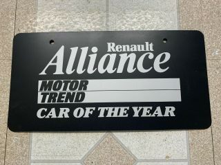 Vanity License Plate Renault Motor Trend Car Of The Year