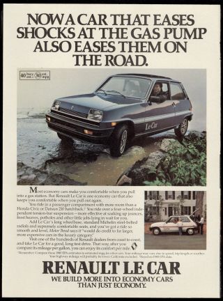1980 Renault Le Car Advertisement,  Le Car,  Amc