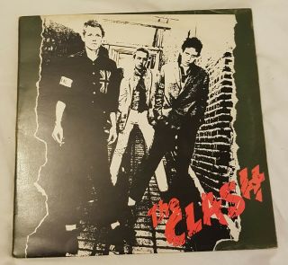 The Clash - 1st Album " The Clash " Uk 1977 12 " Vinyl Lp Cbs 82000