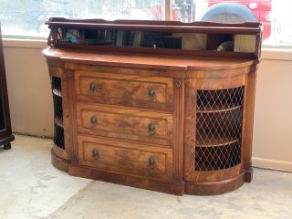 Antique Mahogany Dining Sideboard Buffet,  Vintage Furniture 2