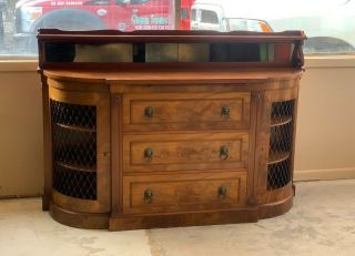 Antique Mahogany Dining Sideboard Buffet,  Vintage Furniture 3