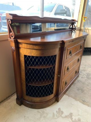 Antique Mahogany Dining Sideboard Buffet,  Vintage Furniture 4
