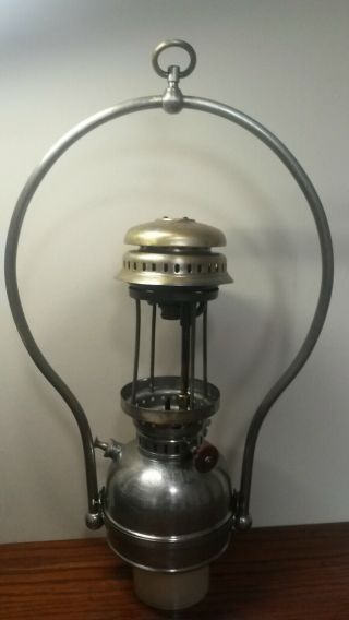 Vintage Optimus No.  253 Kerosene Pressure Ceiling Lamp Not Primus Radius Hasag