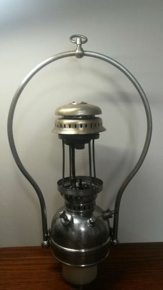 Vintage Optimus No.  253 Kerosene Pressure Ceiling Lamp not Primus Radius Hasag 2