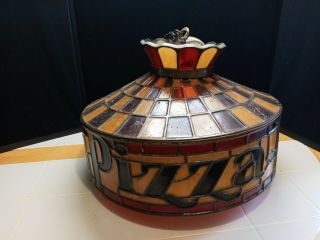 Vintage Pizza Hut Tiffany Style Lamp/light Please Read