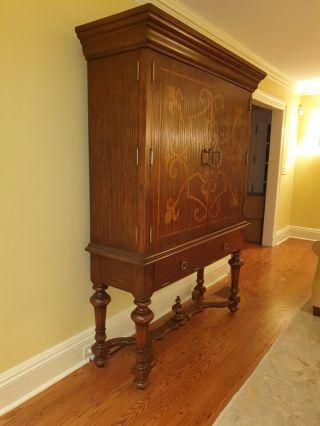 Vintage Armoire Tv Cabinet Fits 50 Inch Tv