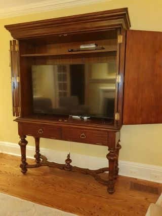 Vintage Armoire TV Cabinet fits 50 Inch TV 2
