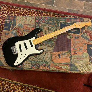 Vintage Usa Fender Elite Stratocaster 1983 1984 Black Guitar Body Neck,  More
