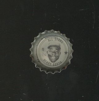 1967 - 8 Sprite Bottle Cap,  Major League Baseball All - Stars - Henry Aaron