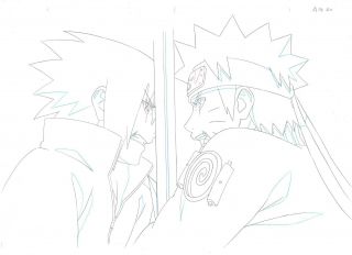 Naruto Shippuden Sasuke Genga Douga Production Anime Sketch Art Not Cel 137