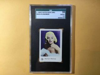 Marilyn Monroe 1957 Dutch Gum Card Studio Set 1 Symbolbilder Vintage - Sgc - 2.  5
