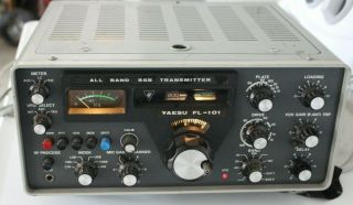 Vintage Rare Yaesu Musen Model Fl - 101 All Band Ssb Ham Radio Transmitter