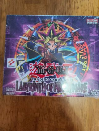 Yugioh Labyrinth Of Nightmare Unlimited Booster Box 24 Booster Packs