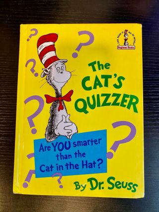 Dr Suess Book The Cat’s Quizzer.