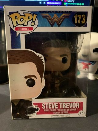 Funko Pop Wonder Woman Steve Trevor 173 Figure Box W/ Protector