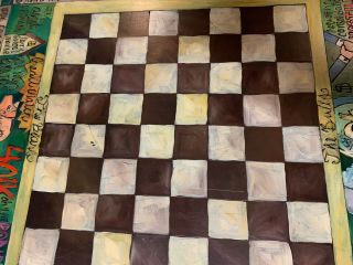 STICKS Furniture Vintage Custom Chess/Checkers Game Table (2000) 4