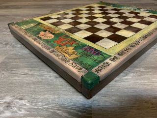 STICKS Furniture Vintage Custom Chess/Checkers Game Table (2000) 5