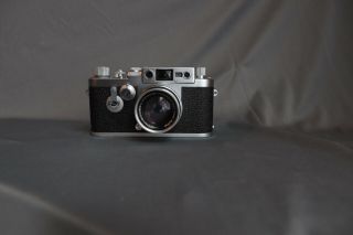 Vintage 1957 Leica IIIg Rangefinder Camera Ernst Leitz Wetzlar 50mm F2 & 90mm F4 2