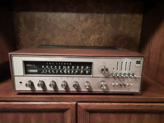 Vintage Fisher Tune - O - Matic 500 - Tx Stereo Receiver W/ Cabinet