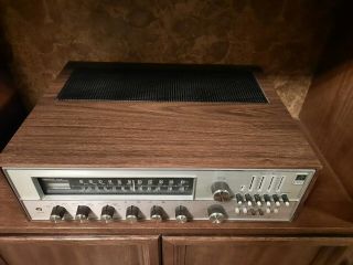 Vintage Fisher Tune - O - Matic 500 - TX Stereo Receiver W/ Cabinet 2