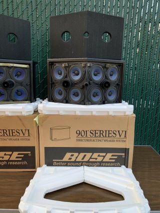 Vintage Bose 901 series VI Speakers,  boxes Great 3