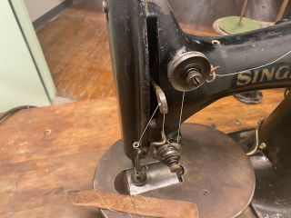 Vintage Singer 133k18 Darning Industrial Sewing Machine Heavy Work Sack Canvas 3