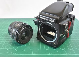 Mamiya M645 PRO,  Sekor 55mm f/2.  8 N,  VIntage Medium Format Film Camera 4