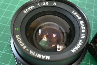 Mamiya M645 PRO,  Sekor 55mm f/2.  8 N,  VIntage Medium Format Film Camera 6