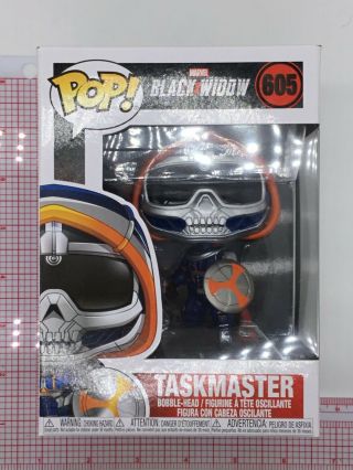 Funko Pop Marvel: Black Widow – Taskmaster With Shield 605 Not O03