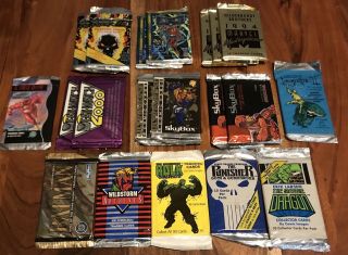 20 Packs Of Vintage Non Sports Cards,  All Factory,  See Pictures For List