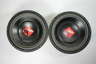Rockford Fosgate The Punch Power Old - School 12 " Subwoofers Speakers Pwr - 812 Vtg